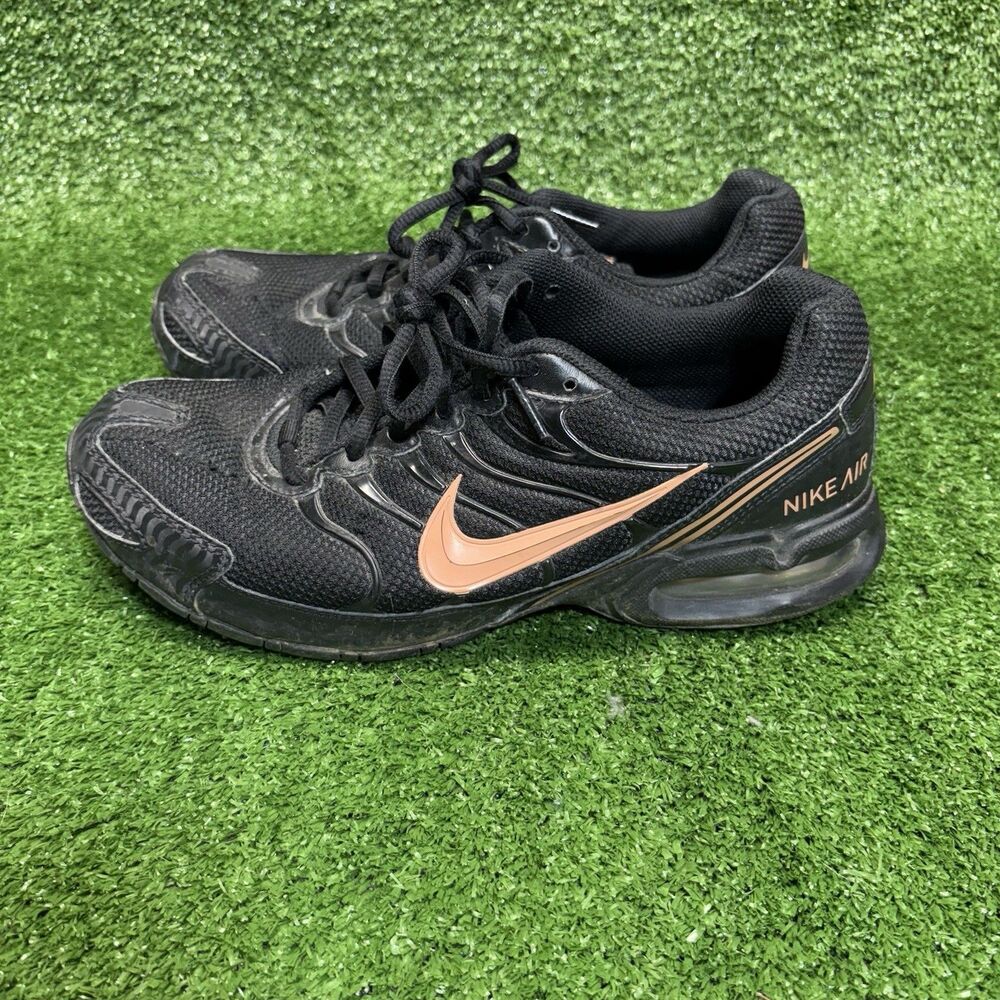 Nike Air Max Torch 4 Athletic Shoes Womens 9 Black Rose Gold Running 343851-012